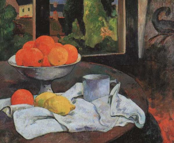 Paul Gauguin Still Life with Fruit and Lemons